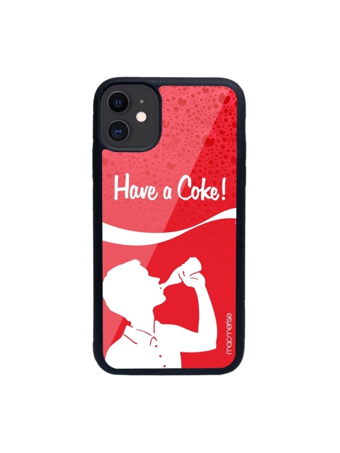 

Macmerise Black & Red Have a Coke Boy Printed iPhone 11 Back Case