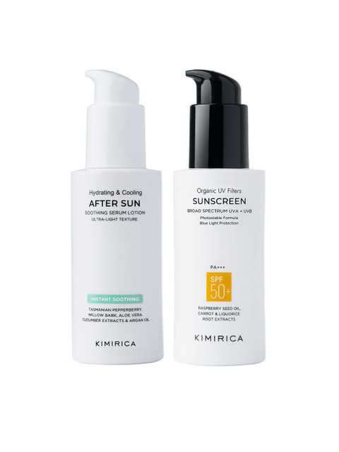 

Kimirica Set Of 2 After Sun Exposure Hydration Serum Lotion & Sunscreen, Multi