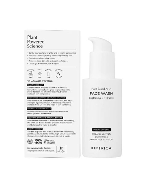 

Kimirica White Brightening Hydrating Plant Based Face Wash 100ml