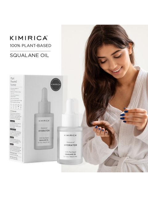 

Kimirica 100% Plant-based Squalane Oil -30ml Super-Lightweight Face Oil Mega Hydrator, Multi