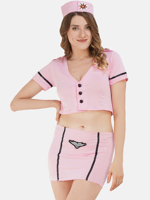 

COLOR STYLE Women Pink Baby Dolls