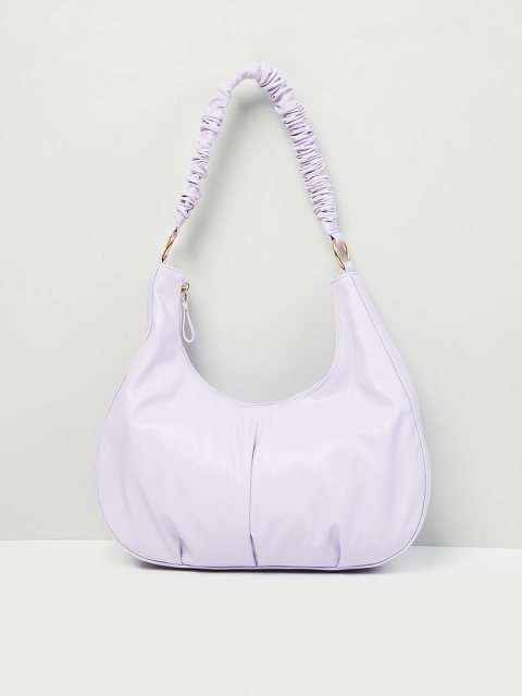 

max Women Solid Zip Closure Handbag, Lavender