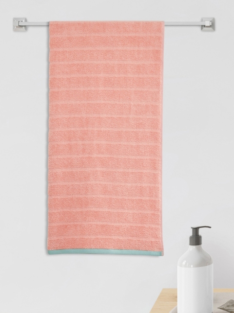 

Home Centre Pink Striped 380 GSM Cotton Bath Towel