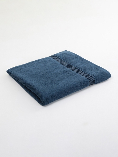 

Home Centre Blue Solid 450 GSM Cotton Bath Towels