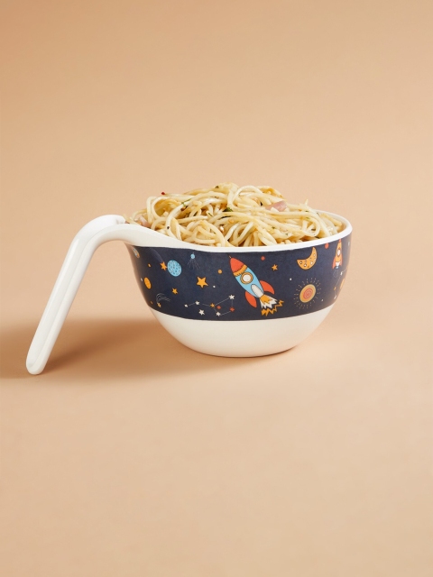 

Home Centre Blue & White 1 Pieces Printed Melamine Glossy Bowls