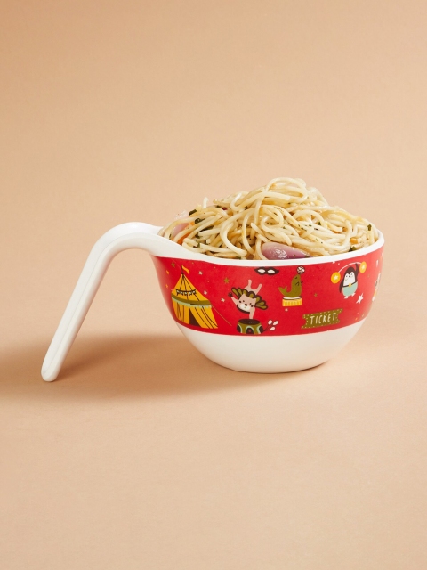 

Home Centre Red & Black 1 Pieces Printed Melamine Glossy Bowls