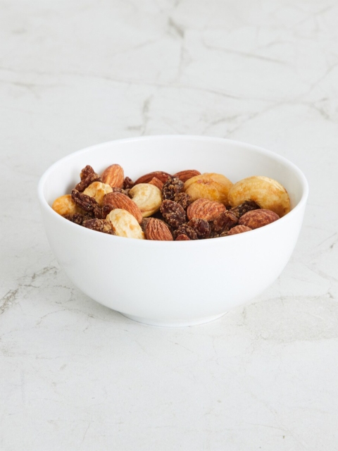 

Home Centre White & 1 Pieces Bone China Matte Bowls