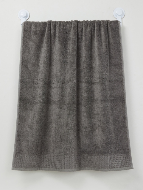 

Home Centre Grey Solid 550 GSM Hand Towel