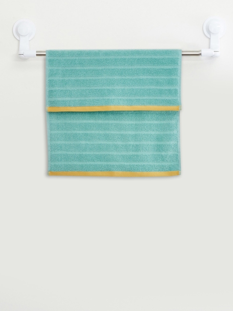 

Home Centre Blue Ribbed Cotton Hand Towel