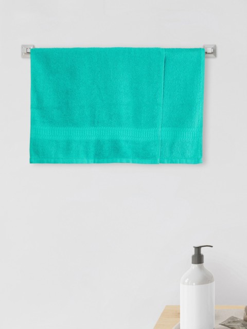 

Home Centre Blue Set of 2 Solid 400 GSM Single Cotton Hand Towel
