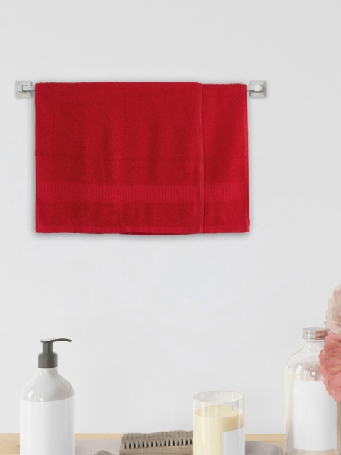 

Home Centre Red Set of 2 Solid 400 GSM Cotton Hand Towel