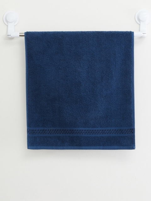 

Home Centre Blue Solid 450 GSM Cotton Hand Towel