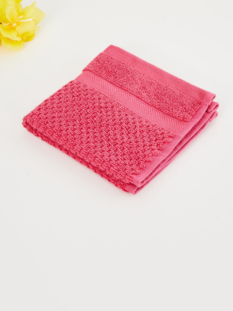 

Home Centre Pink 550 GSM Solid Cotton Face Towel