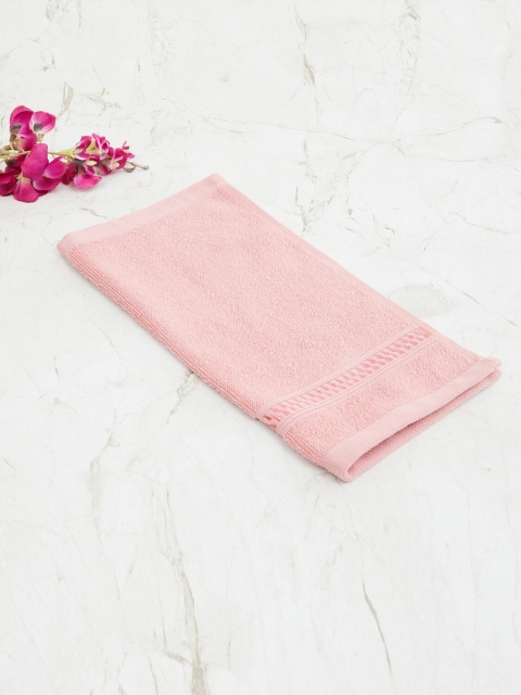 

Home Centre Pink-Colored Solid 450 GSM Cotton Face Towel