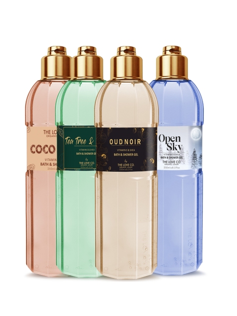 

THE LOVE CO. Set Of 4 Body Wash, Multi