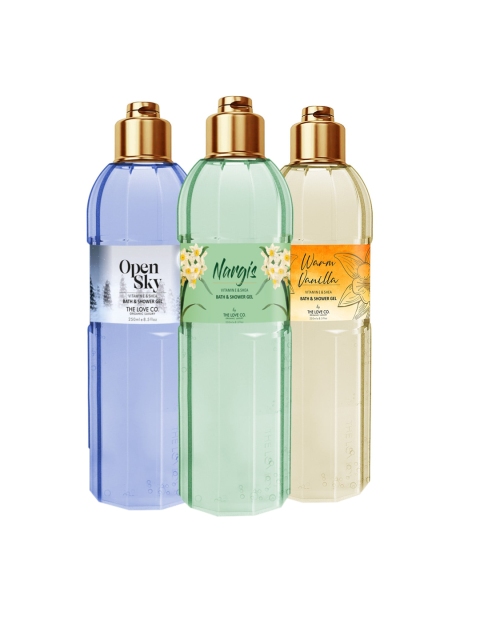 

THE LOVE CO. Set Of 3 Body Wash, Blue