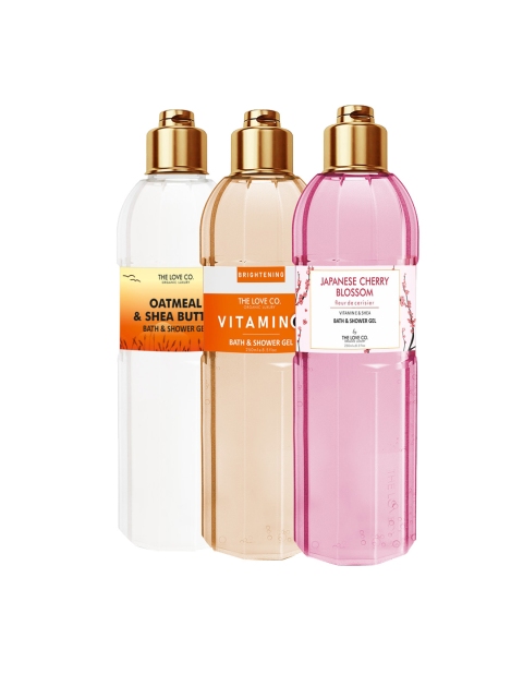 

THE LOVE CO. Pack Of 3 Bath & Shower Gel 250ml, Multi