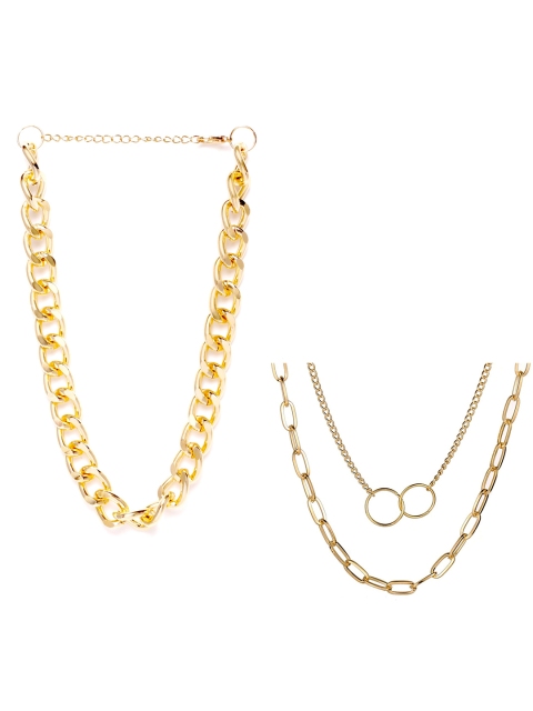 

Jewels Galaxy Gold-Toned Gold-Plated Necklace