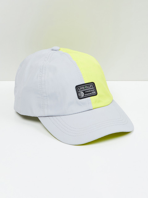 

max Men Colourblocked Cap, Grey