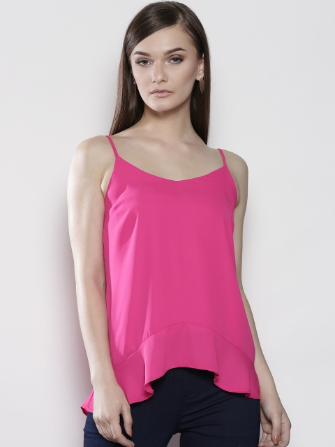

DOROTHY PERKINS Women Pink Solid A-Line Top