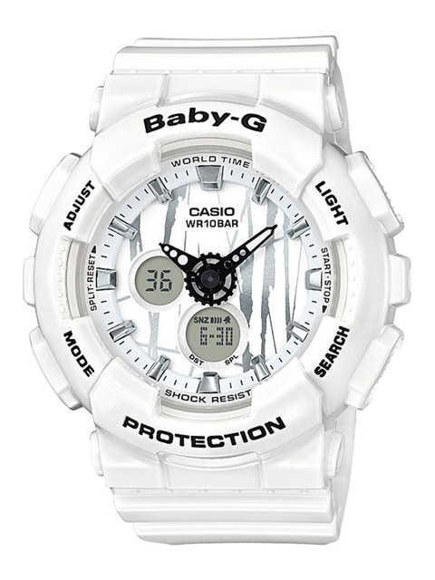 

CASIO Women Baby-G White Dial Tandem Series Watch BA-120SP-7ADR - B176