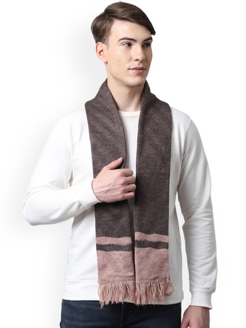 

ELLIS Men Brown Self Design Knitted Muffler