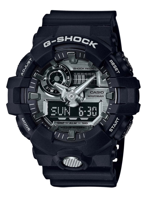 

Casio G-Shock Men Black Analogue and Digital watch G738 GA-710-1ADR