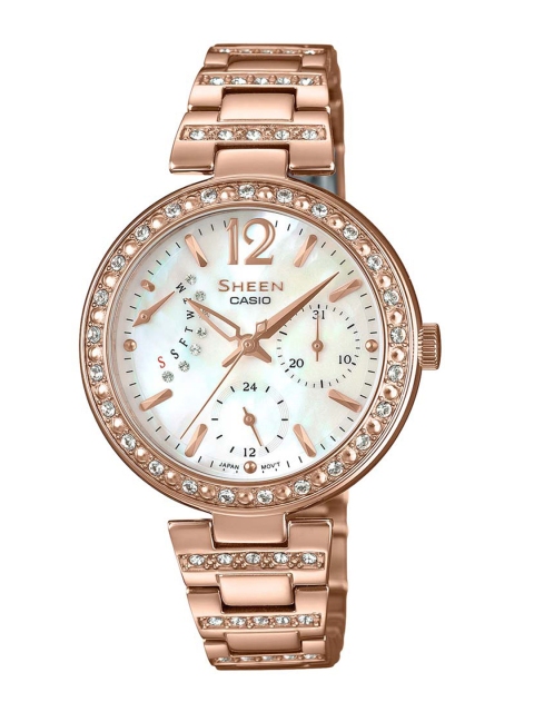 

Casio Sheen Women White Analogue watch SH191 SHE-3043PG-7AUDR