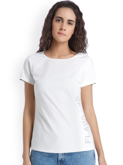 

Vero Moda Women Off-White Solid Top