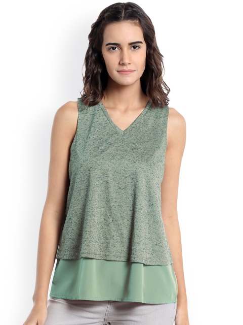 

Vero Moda Women Grey Solid Styled Back Top