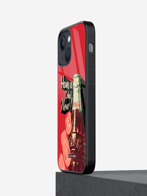 

Macmerise Red Printed Have A Coke Now iPhone 13 Glass Phone Back Case