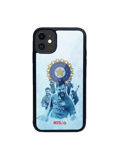 

Macmerise Blue Printed Virat And The Gang Glass iPhone 11 Back Case
