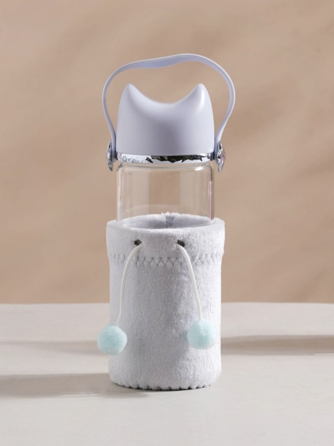 

Nestasia Transparent & Purple Cat Ear Water Bottle 300 ml