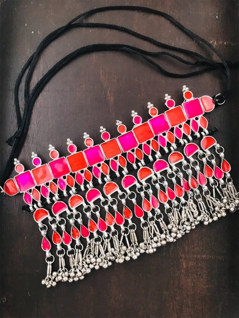 

The Opal Factory Silver Plated Oxidised Necklace