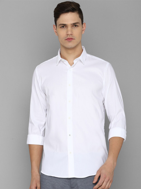 

Louis Philippe Sport Men White Pure Cotton Casual Shirt