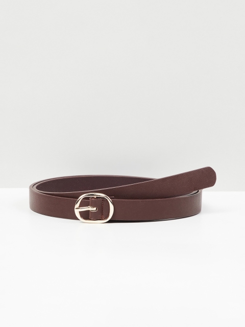 

max Women Brown PU Formal Belt