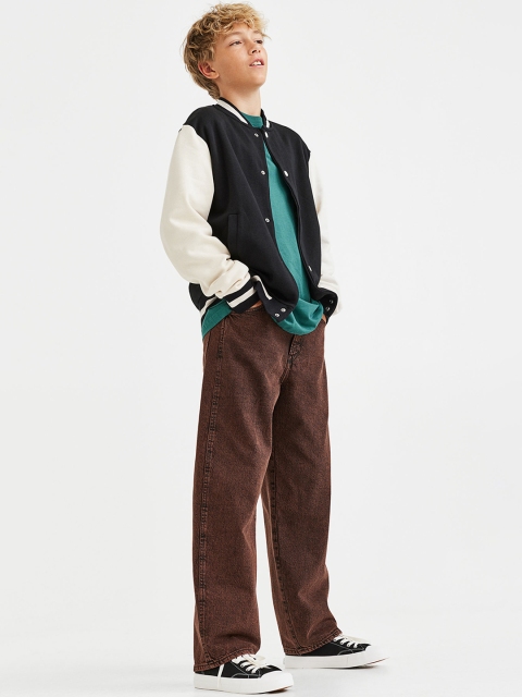 

H&M Boys Brown Baggy Fit Jeans