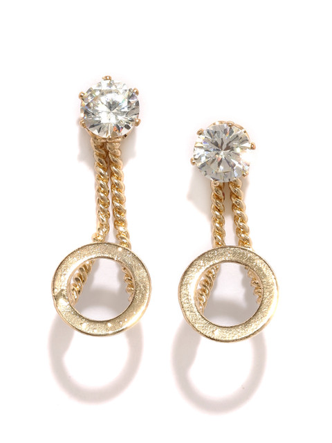 

DressBerry Gold-Toned Drop Earrings