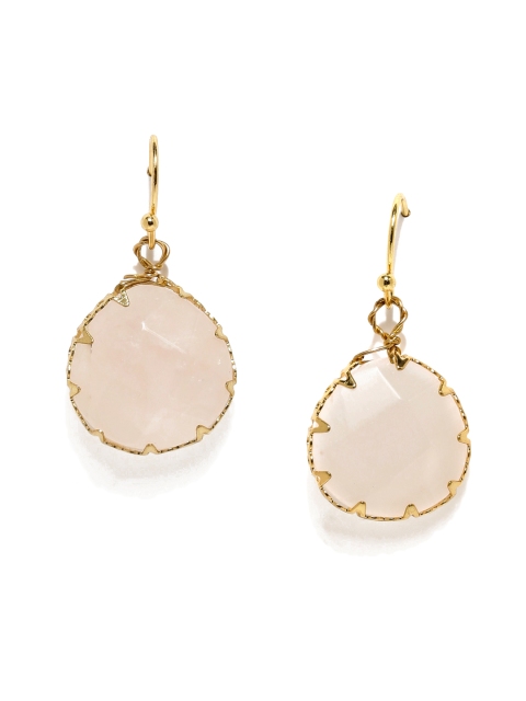 

DressBerry Pink Teardrop Shaped Drop Earrings
