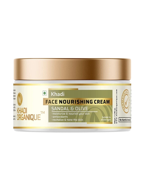 

Khadi Organique Sandal & Olive Face Nourishing Cream, Transparent
