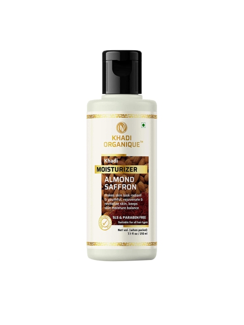 

Khadi Organique Almond & Saffron Face Moisturizer, Transparent