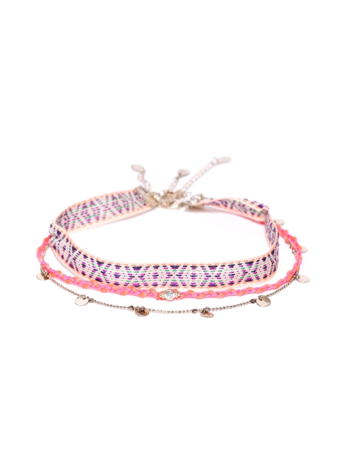 

Accessorize Set of 3 Choker Necklaces, Multi
