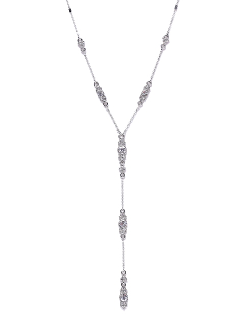 

Accessorize Silver-Toned Stone-Studded Princess Necklace