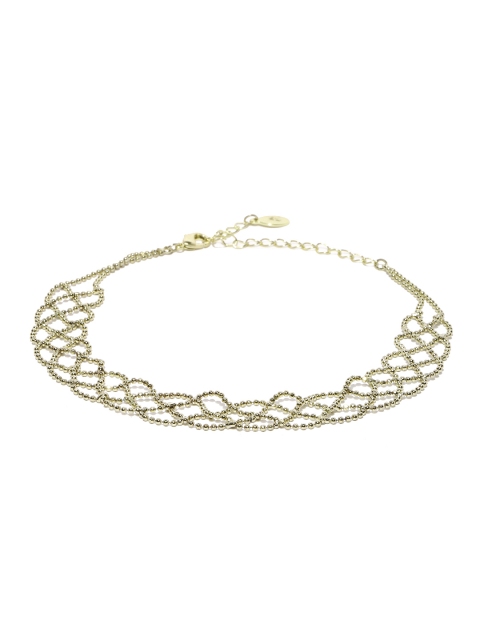 

Accessorize Gold-Toned Beaded Choker Necklace
