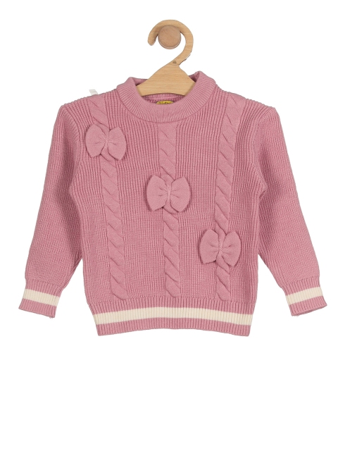 

Lil Lollipop Girls Purple & White Pullover