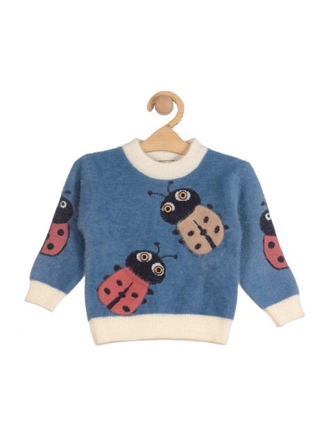 

Lil Lollipop Kids Blue & Red Printed Pullover