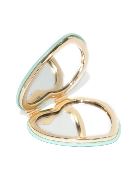 

Accessorize Green Heart-Shaped Foldable Pocket Mirror