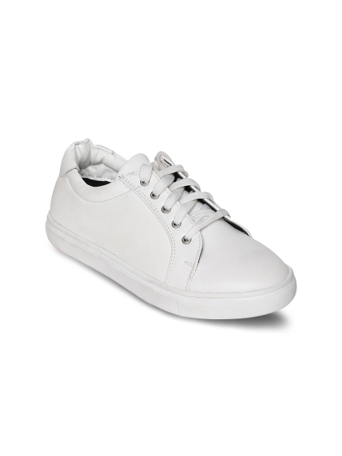 

Bruno Manetti Women White Sneakers