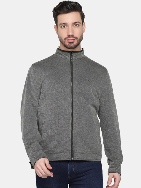 

Blackberrys Men Grey Solid Sweatshirt, Grey melange