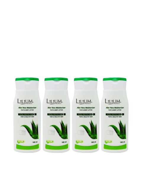 

Lilium Set Of 4 Lilium Aloevera Moisturizer, Na